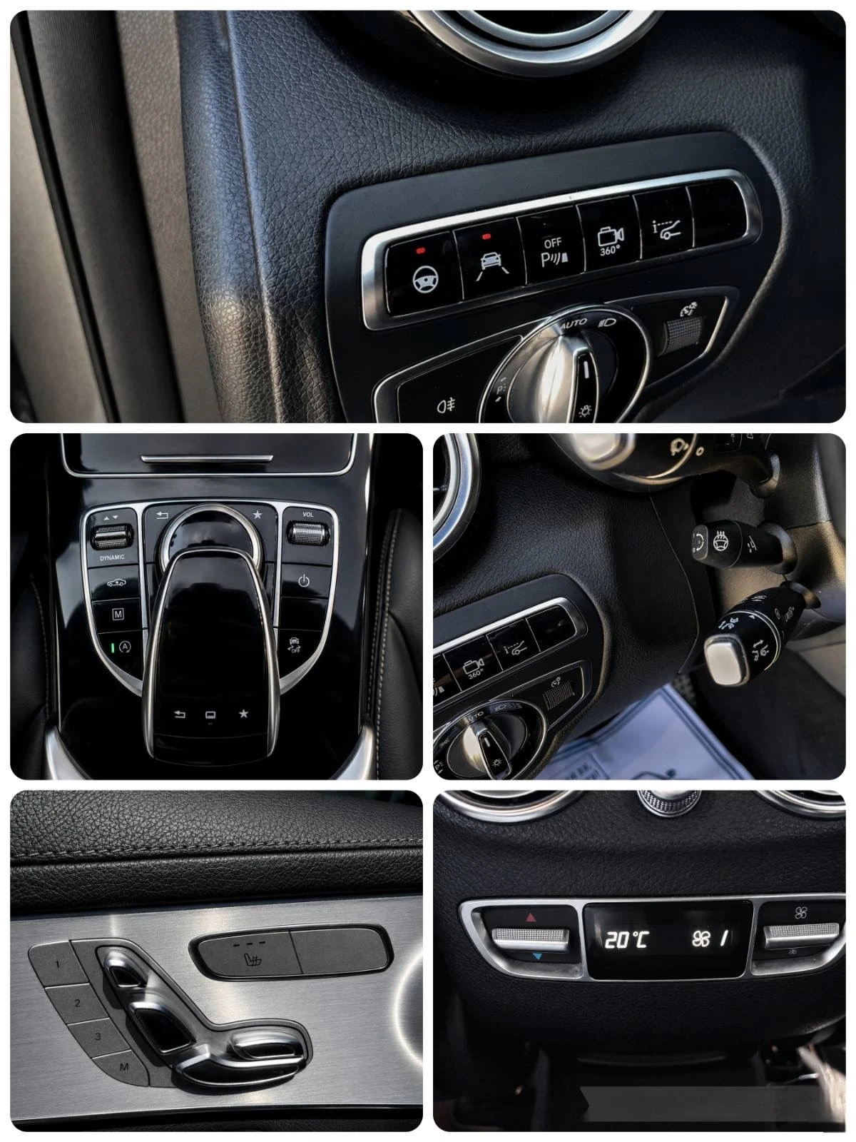 Mercedes-Benz GLC 250 AMG 4 matic 360 камера head-up Швейцария, снимка 17 - Автомобили и джипове - 55467183