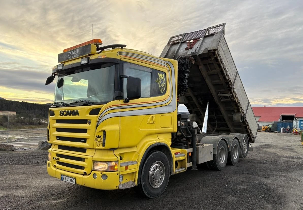 Scania R 470 8x4 + HIAB 288 E-8 HIPRO