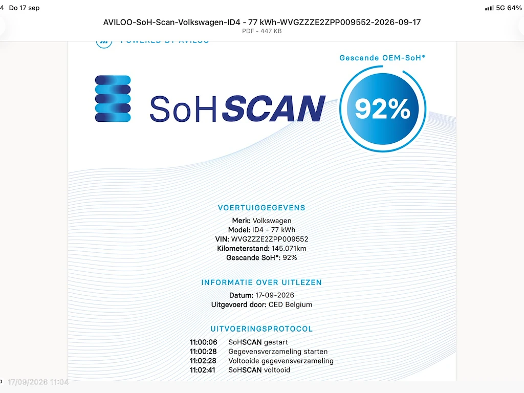 VW ID.4 PRO PERFORMANCE 82 KW 92% SoH, снимка 15 - Автомобили и джипове - 56288457