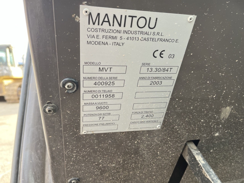 Телескопични товарачи Manitou MVT13.30-84T, снимка 11 - Индустриална техника - 43117516