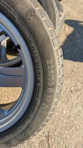 Гуми с джанти Continental 225/50R17, снимка 4 - Гуми и джанти - 47736882