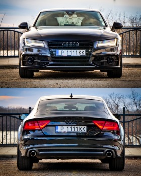 Audi A7 3.0BiTdi/8ZF/Full Led/Bose/Massage/Keyless/20 цола, снимка 4 - Автомобили и джипове - 44994452