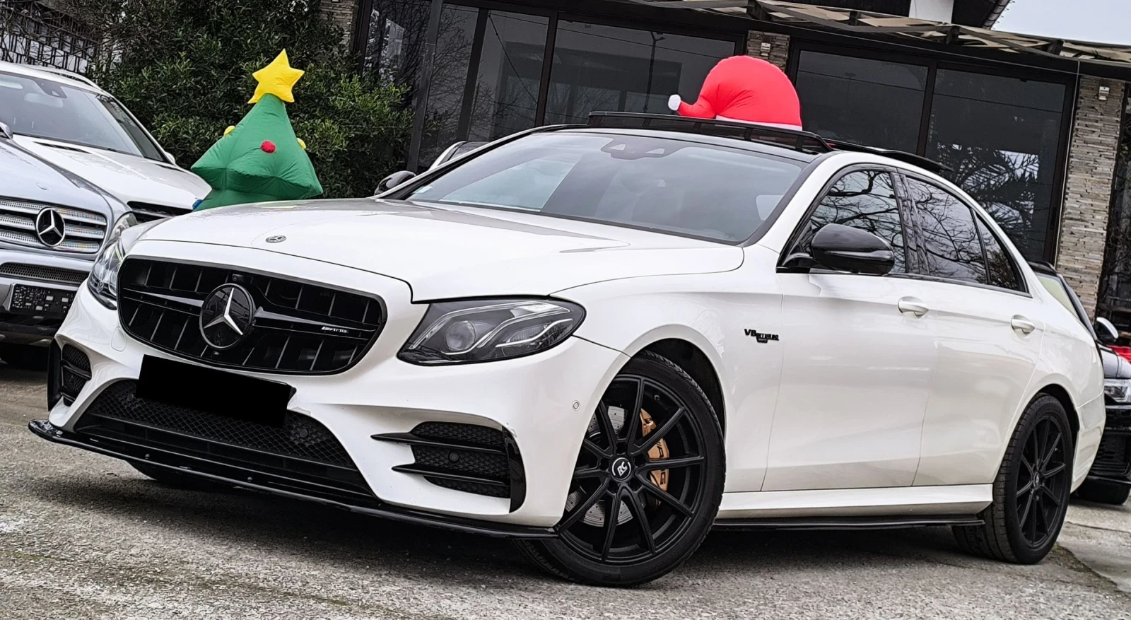 Mercedes-Benz E 220 D 4-MATIC AMG LINE ПАНОРАМА BURMEISTER , снимка 1