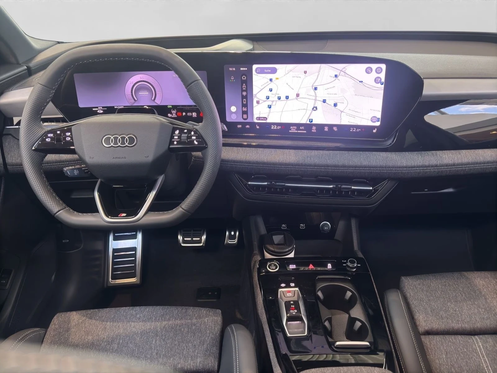 Audi Q6 E-TRON S LINE PANO HEAD UP 360 CAMERA, снимка 4 - Автомобили и джипове - 56563016