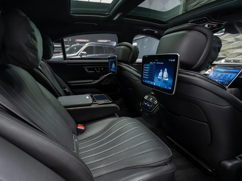 Mercedes-Benz S 400 D 4MATIC* 360* 3xTV* PANO* Head Up* Обдухв* Масаж*, снимка 10 - Автомобили и джипове - 52811351