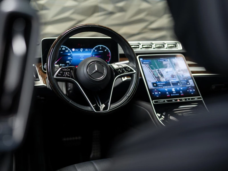 Mercedes-Benz S 400 D 4MATIC* 360* 3xTV* PANO* Head Up* Обдухв* Масаж*, снимка 6 - Автомобили и джипове - 52811351