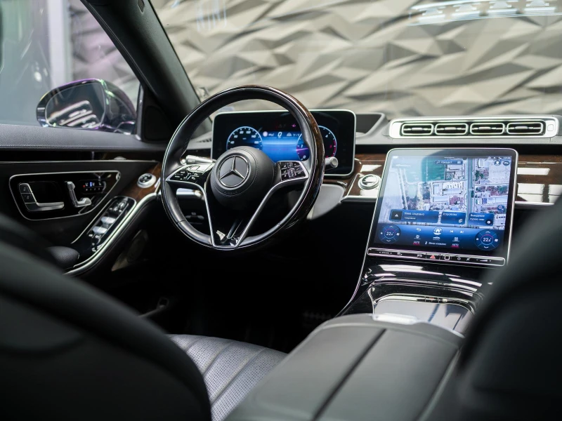 Mercedes-Benz S 400 D 4MATIC* 360* 3xTV* PANO* Head Up* Обдухв* Масаж*, снимка 13 - Автомобили и джипове - 52811351