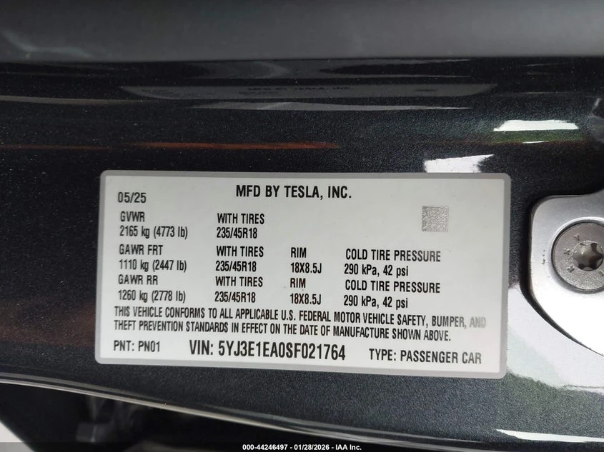 Tesla Model 3 Long Range Rear-Wheel Drive, снимка 9 - Автомобили и джипове - 53848056