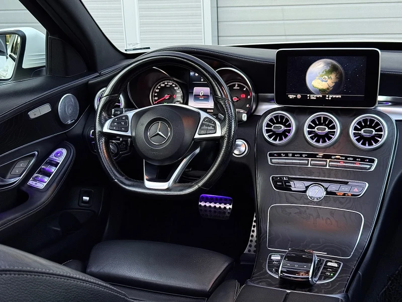 Mercedes-Benz C 220 AMGLINE* DISTR* HEADUP* PANO* FULL* ЛИЗИНГ, снимка 9 - Автомобили и джипове - 51738981
