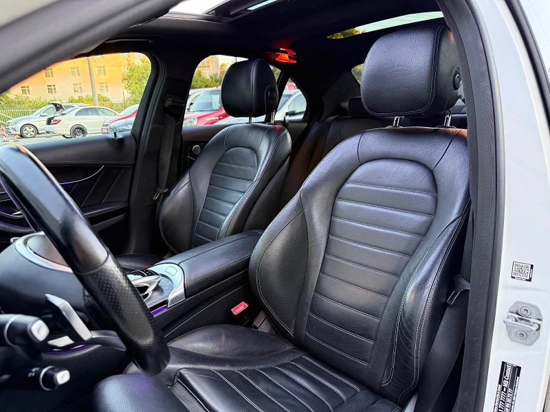 Mercedes-Benz C 220 AMGLINE* DISTR* HEADUP* PANO* FULL* ЛИЗИНГ, снимка 12 - Автомобили и джипове - 51738981