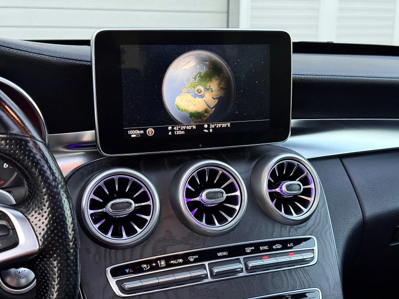 Mercedes-Benz C 220 AMGLINE* DISTR* HEADUP* PANO* FULL* ЛИЗИНГ, снимка 11 - Автомобили и джипове - 51738981