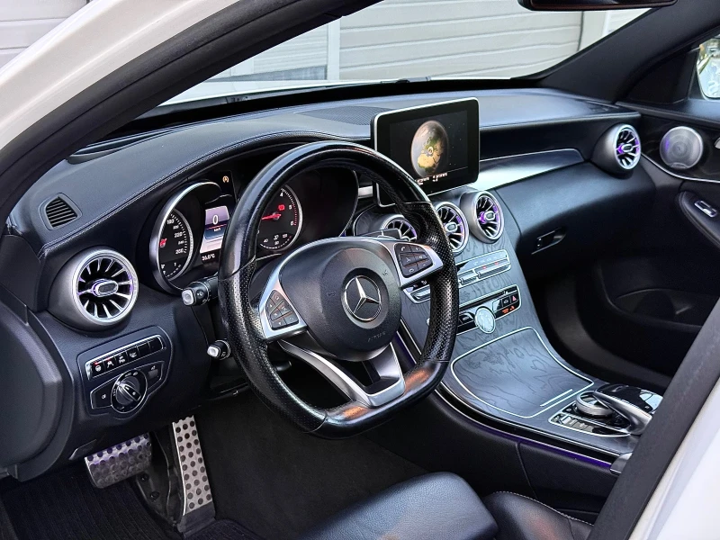 Mercedes-Benz C 220 AMGLINE* DISTR* HEADUP* PANO* FULL* ЛИЗИНГ, снимка 7 - Автомобили и джипове - 51738981