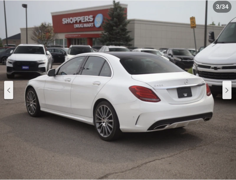 Mercedes-Benz C 400 AMG* PACK* 4MATIC* BURMESTER* 360КАМЕРА* , снимка 2 - Автомобили и джипове - 51897426