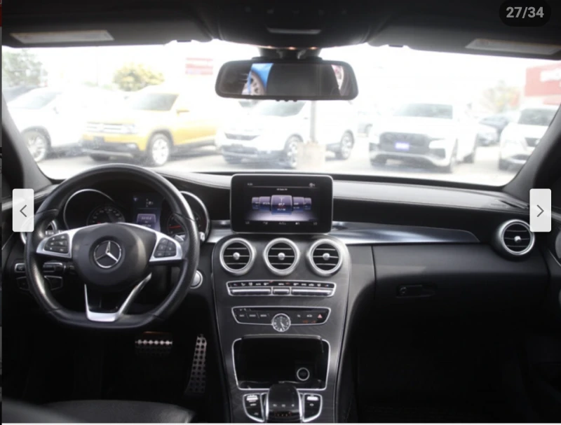 Mercedes-Benz C 400 AMG* PACK* 4MATIC* BURMESTER* 360КАМЕРА* , снимка 7 - Автомобили и джипове - 51897426