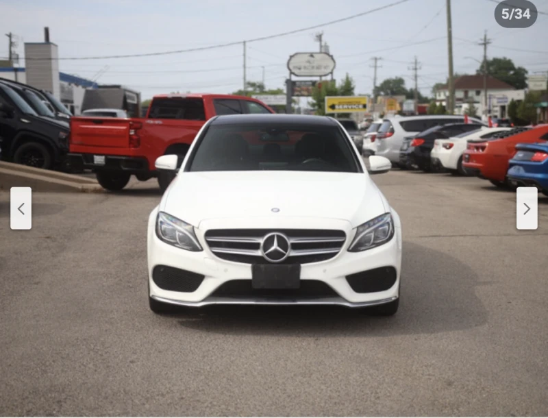 Mercedes-Benz C 400 AMG* PACK* 4MATIC* BURMESTER* 360КАМЕРА* , снимка 4 - Автомобили и джипове - 51897426