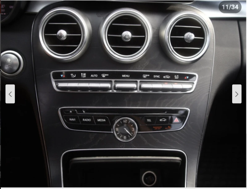 Mercedes-Benz C 400 AMG* PACK* 4MATIC* BURMESTER* 360КАМЕРА* , снимка 9 - Автомобили и джипове - 51897426