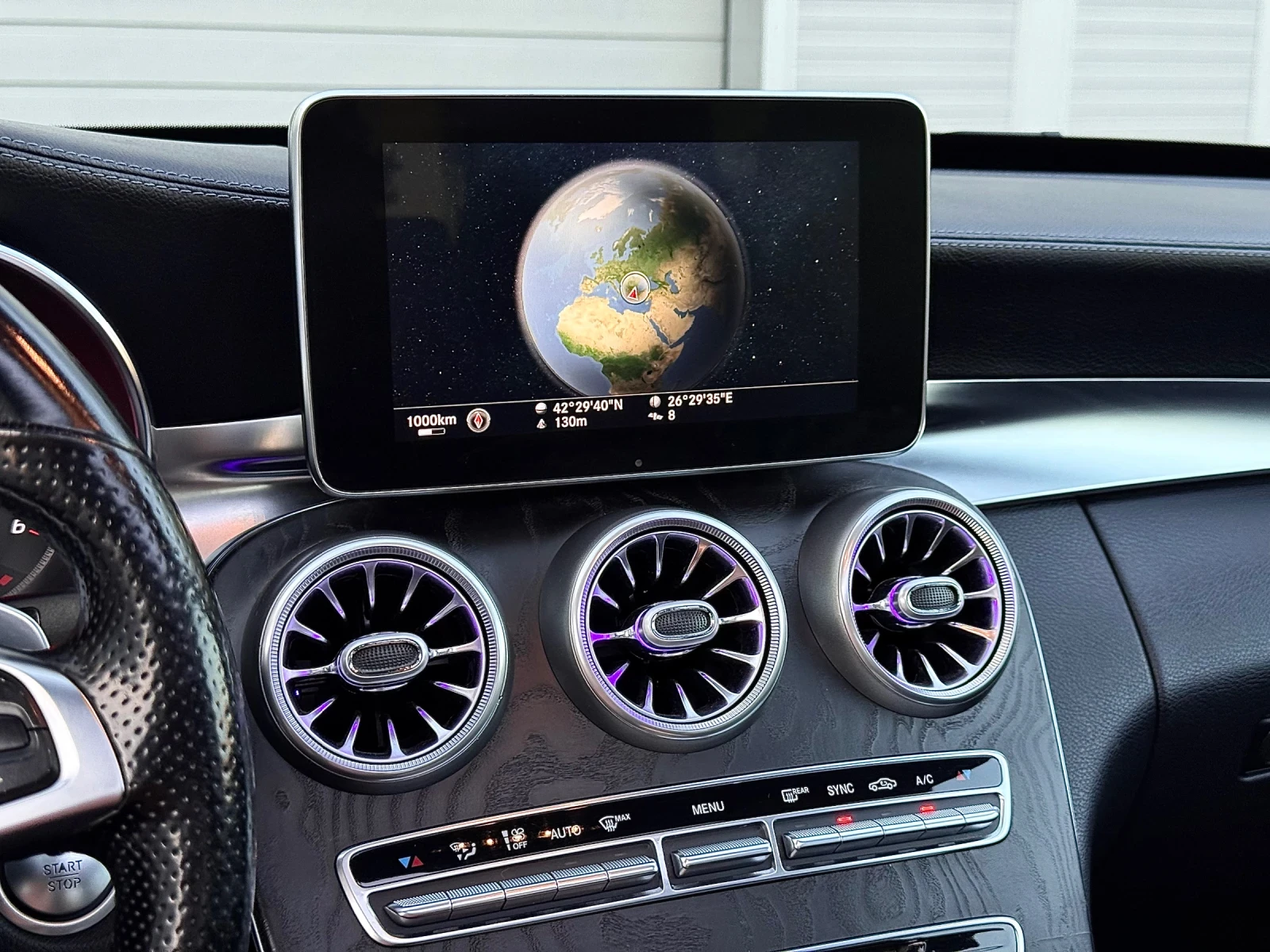 Mercedes-Benz C 220 AMGLINE* DISTR* HEADUP* PANO* FULL*  | Mobile.bg   11