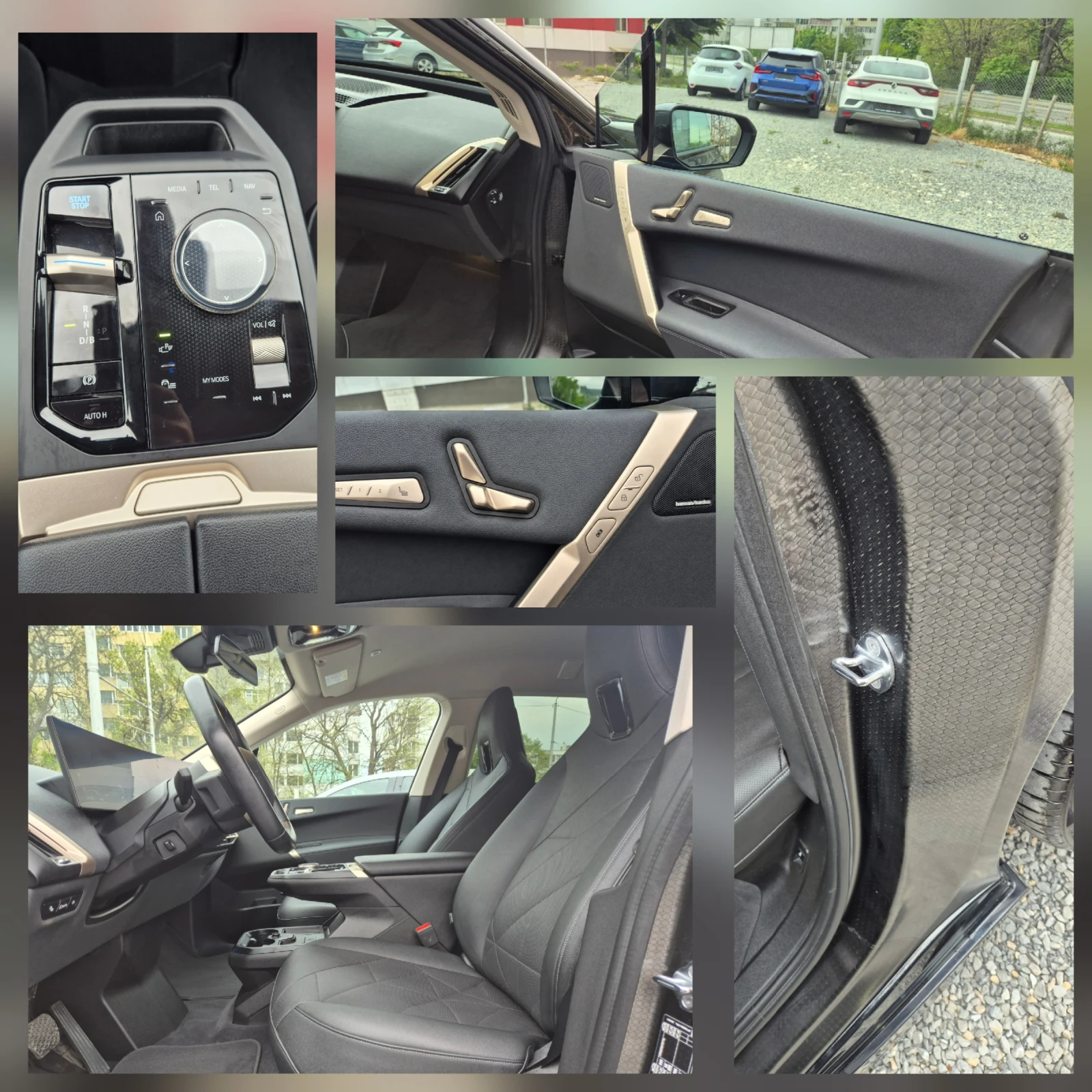 BMW iX 40-M-XDRIVE-HUD-LASER-HARMAN/KARDON-MASAJ-SOH-99%, снимка 12 - Автомобили и джипове - 54486556