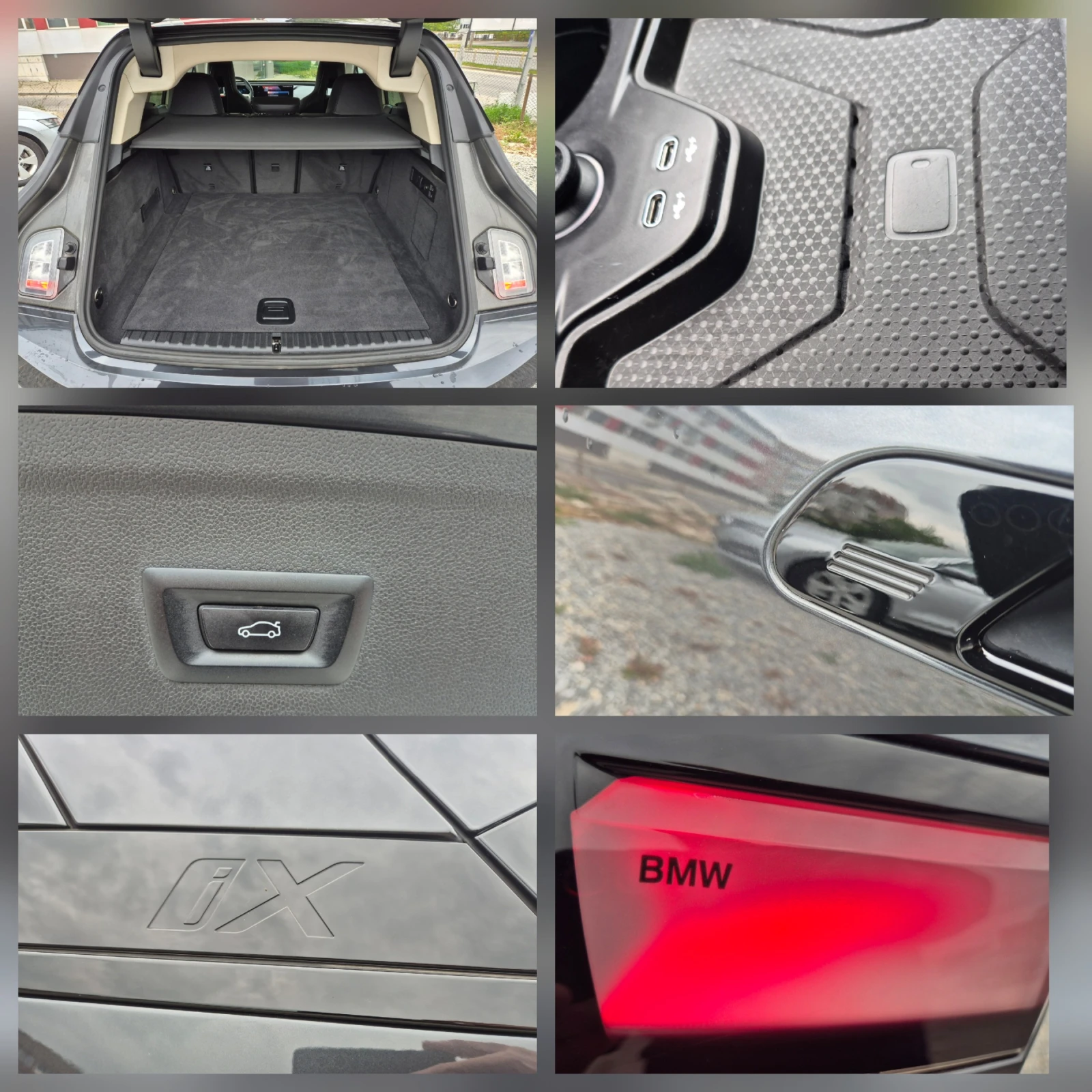 BMW iX 40-M-XDRIVE-HUD-LASER-HARMAN/KARDON-MASAJ-SOH-99%, снимка 17 - Автомобили и джипове - 54486556