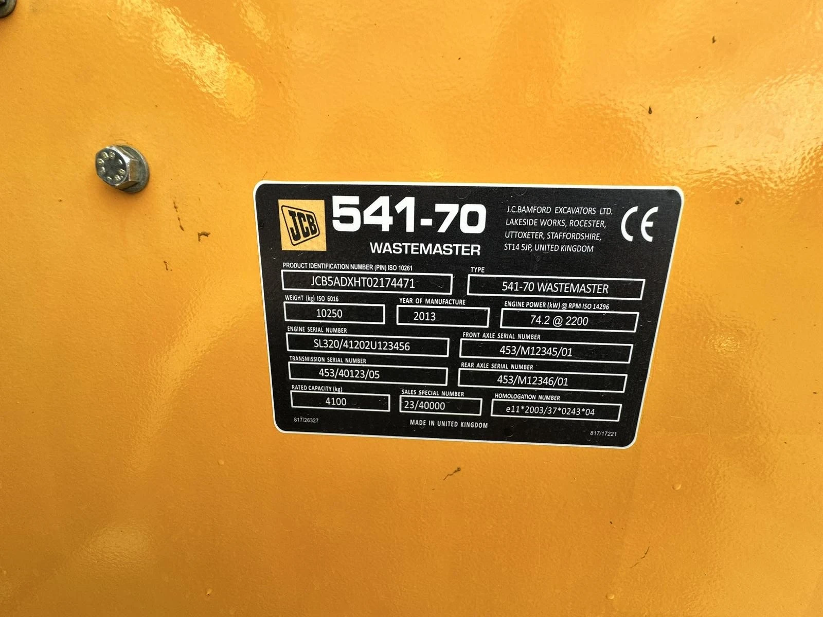 Телескопични товарачи JCB 541-70, снимка 7 - Индустриална техника - 56074242