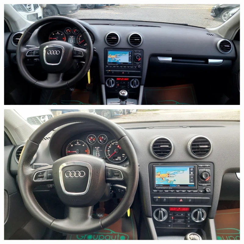 Audi A3 2.0TDI-140к.с/FACE/XENON/NAVI/ПАРКТРОНИК!!!, снимка 11 - Автомобили и джипове - 47068349