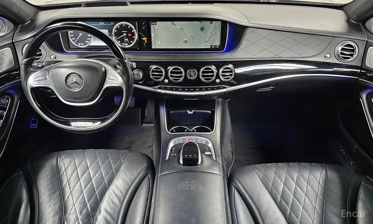 Mercedes-Benz Maybach S500 4MATIC /ОБДУХВАНЕ/ПАНОРАМА/ДИСТРОНИК/360, снимка 7 - Автомобили и джипове - 55823189