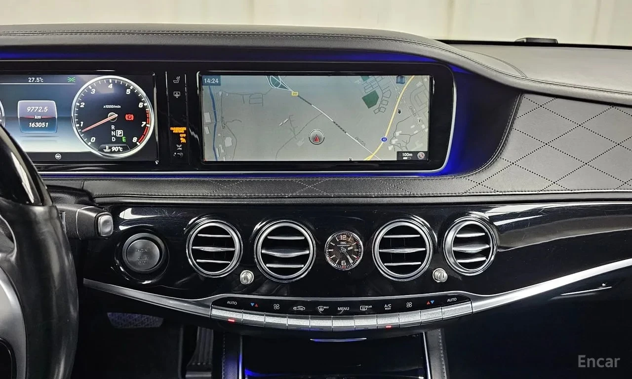 Mercedes-Benz Maybach S500 4MATIC /ОБДУХВАНЕ/ПАНОРАМА/ДИСТРОНИК/360, снимка 12 - Автомобили и джипове - 55823189