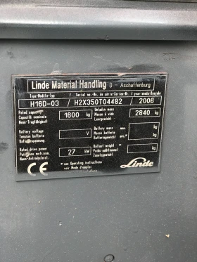 Мотокар Linde дизел, снимка 5