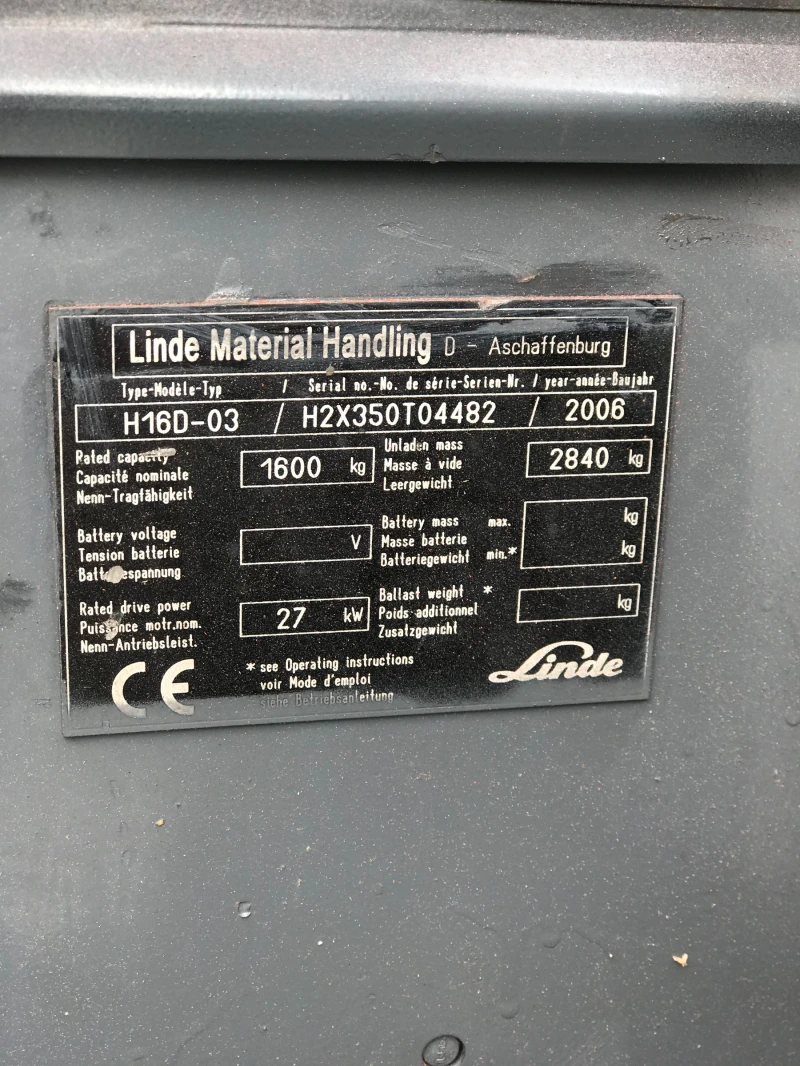 Мотокар Linde дизел, снимка 5 - Индустриална техника - 52089065