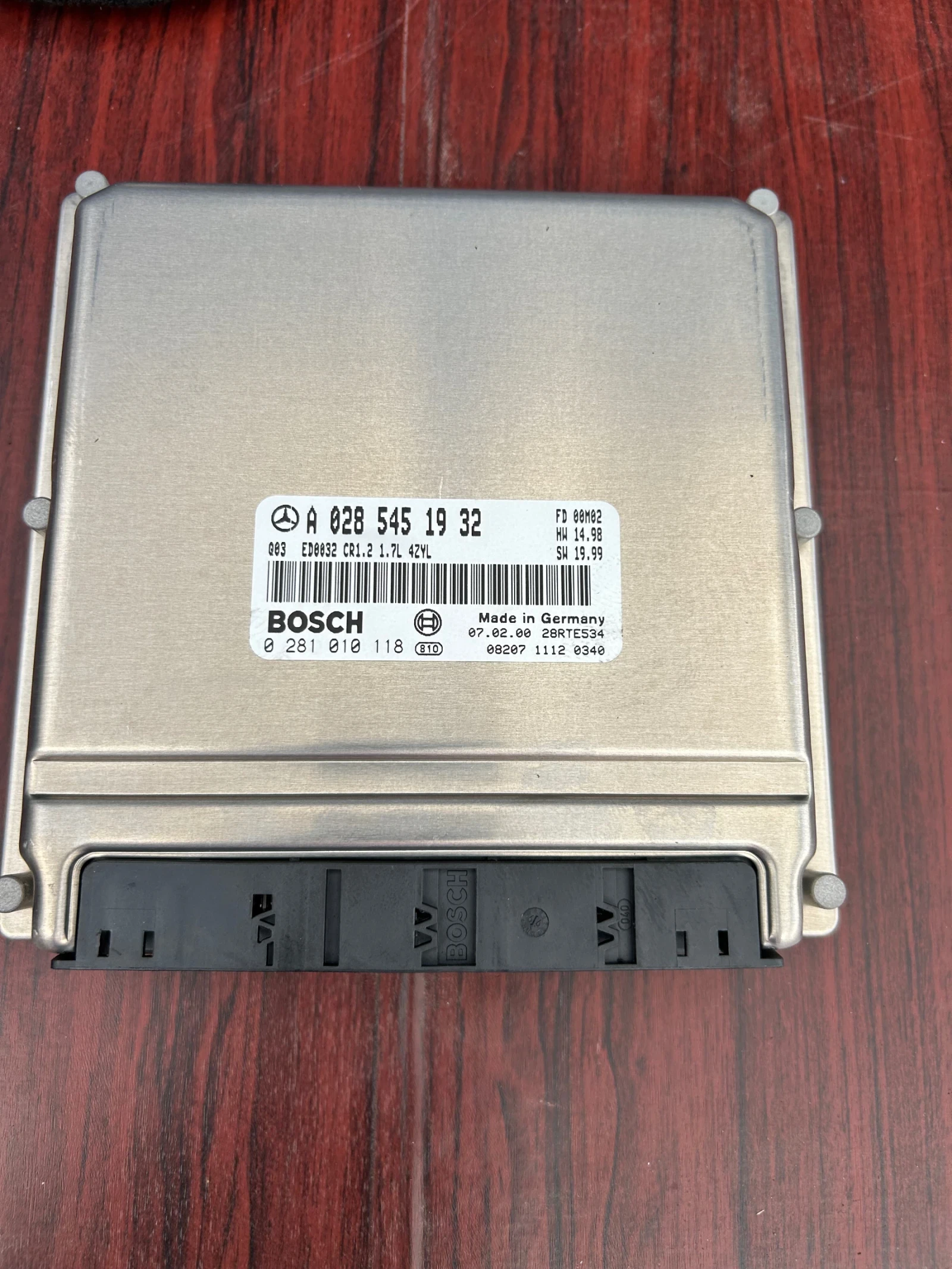 Моторен компютър ECU Mercedes A-class W168  A 028 545 19 32 