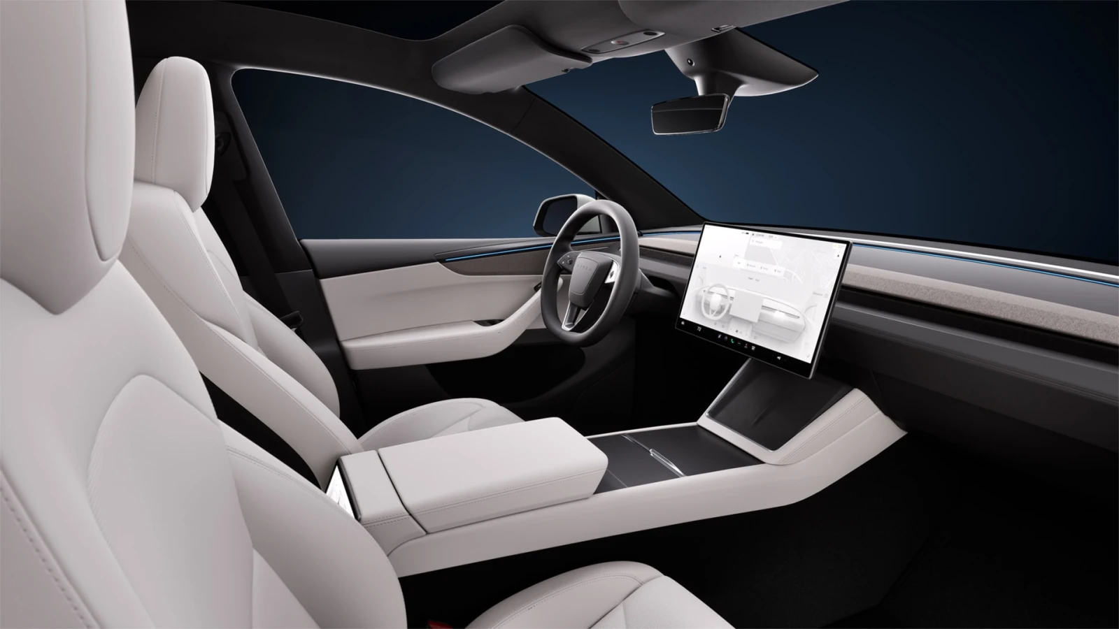 Tesla Y Juniper PREMIUM MAXIMUM RANGE AWD/БЯЛ САЛОН/ДЕКЕМВРИ, снимка 5 - Автомобили и джипове - 56161195