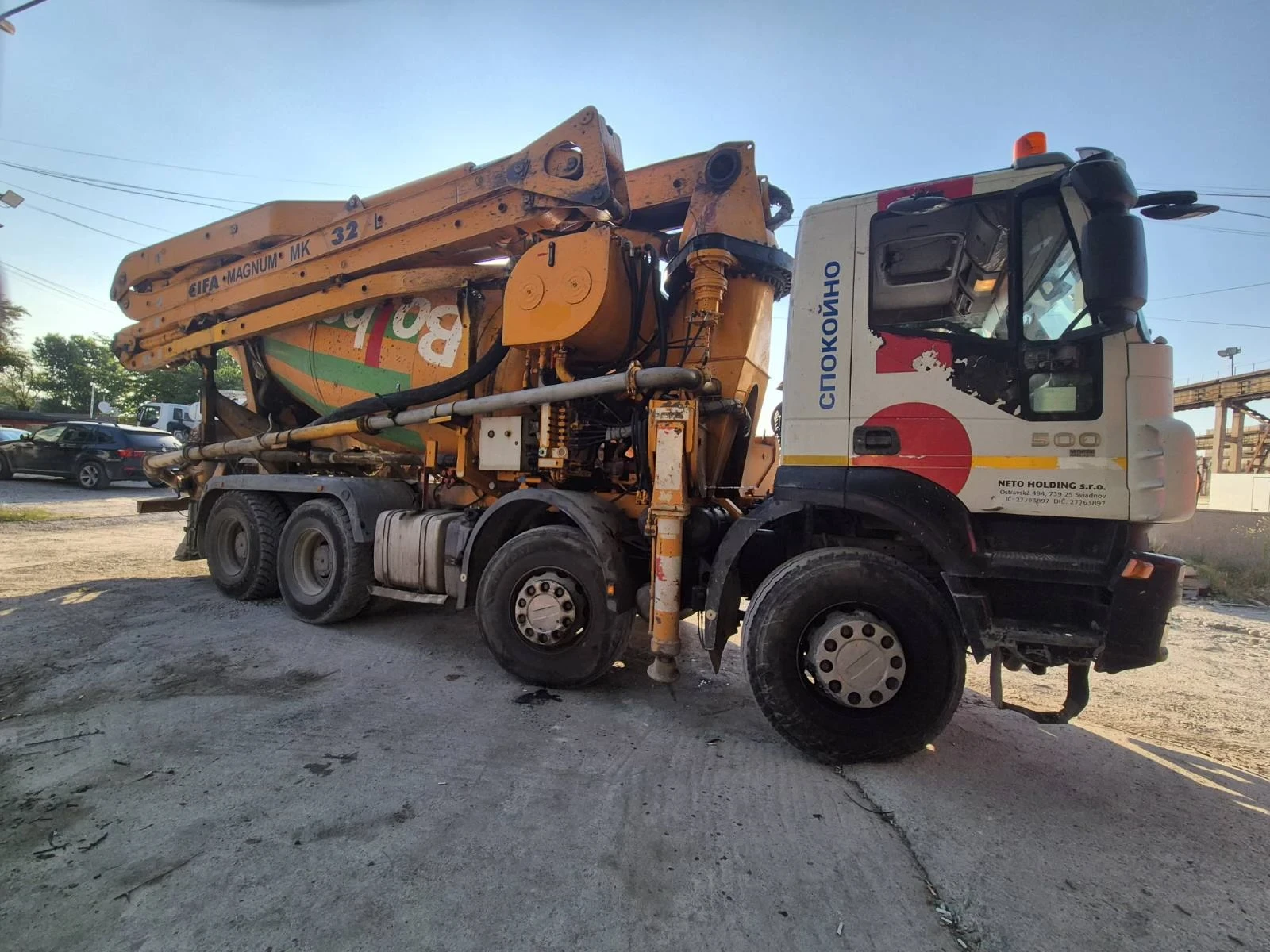 Бетон помпа Iveco CIFA MK 32  PB 808, снимка 2 - Индустриална техника - 55307711