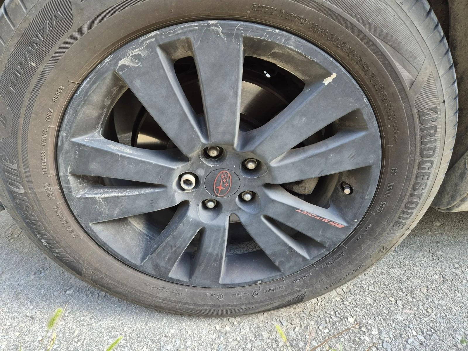 Гуми с джанти Bridgestone 255/55R18, снимка 7 - Гуми и джанти - 55427512