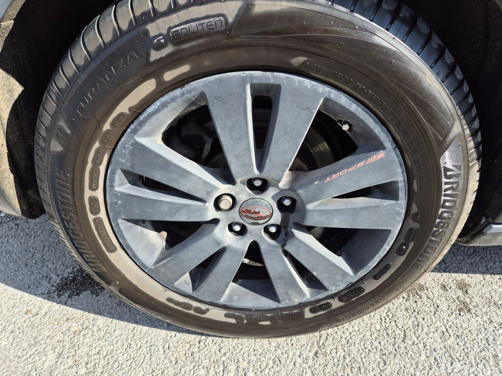 Гуми с джанти Bridgestone 255/55R18, снимка 5 - Гуми и джанти - 55427512