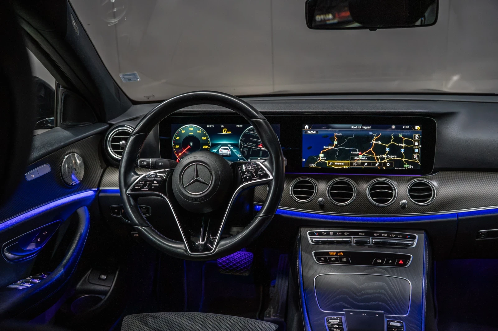 Mercedes-Benz E 220 E63AMG OPTIK // 2022/ FACELIFT/9G/119000km/WIDESCR | Mobile.bg � ����������� 8