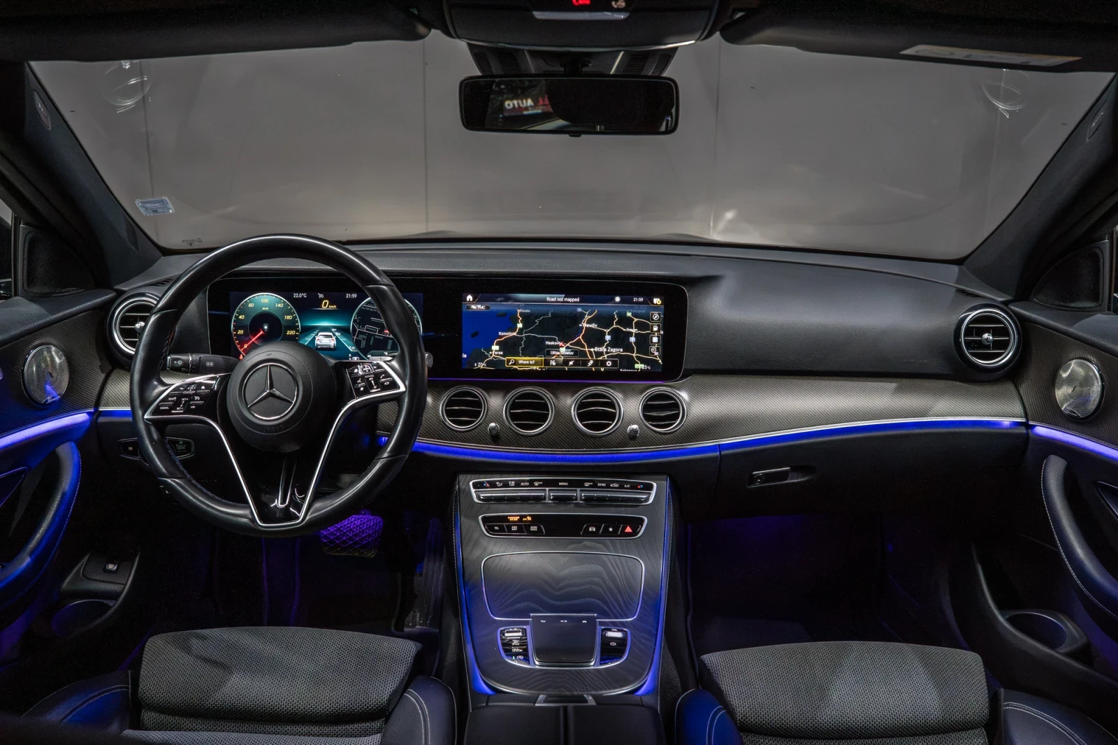 Mercedes-Benz E 220 E63AMG OPTIK // 2022/ FACELIFT/9G/119000km/WIDESCR | Mobile.bg � ����������� 7