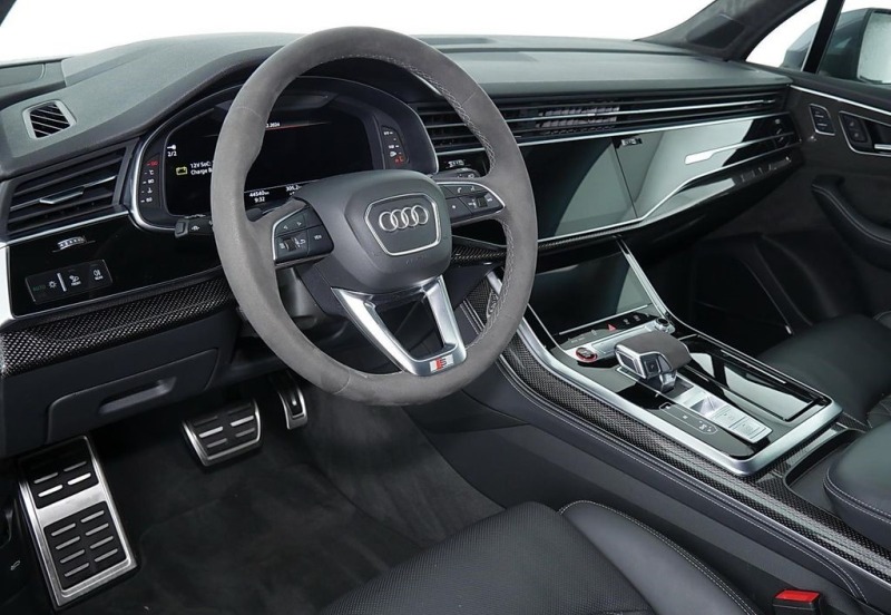 Audi SQ7 TFSI/ CARBON/ B&O/S-SEATS/HEAD UP/MATRIX/ 7-МЕСТЕН, снимка 8 - Автомобили и джипове - 46155594