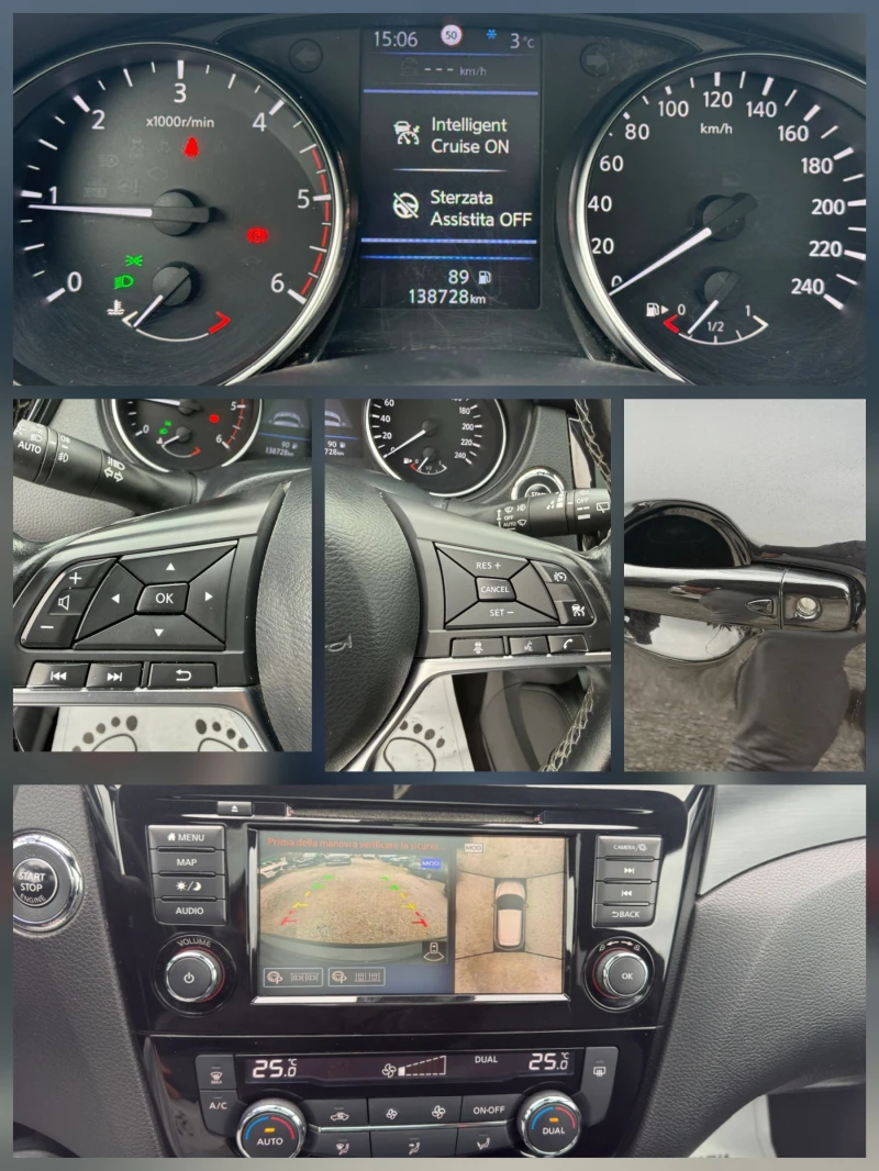 Nissan Qashqai 1.7DCI* TEKNA PLUS* DISTR* PANO* NAVI+ CAMERA-360*, снимка 16 - Автомобили и джипове - 53584691