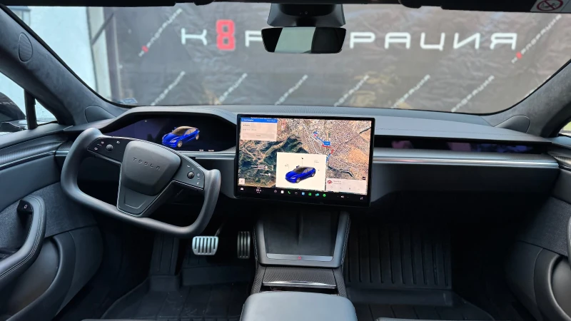 Tesla Model S * Plaid 1020hp* ЛИЗИНГ * БАРТЕР, снимка 11 - Автомобили и джипове - 52056376
