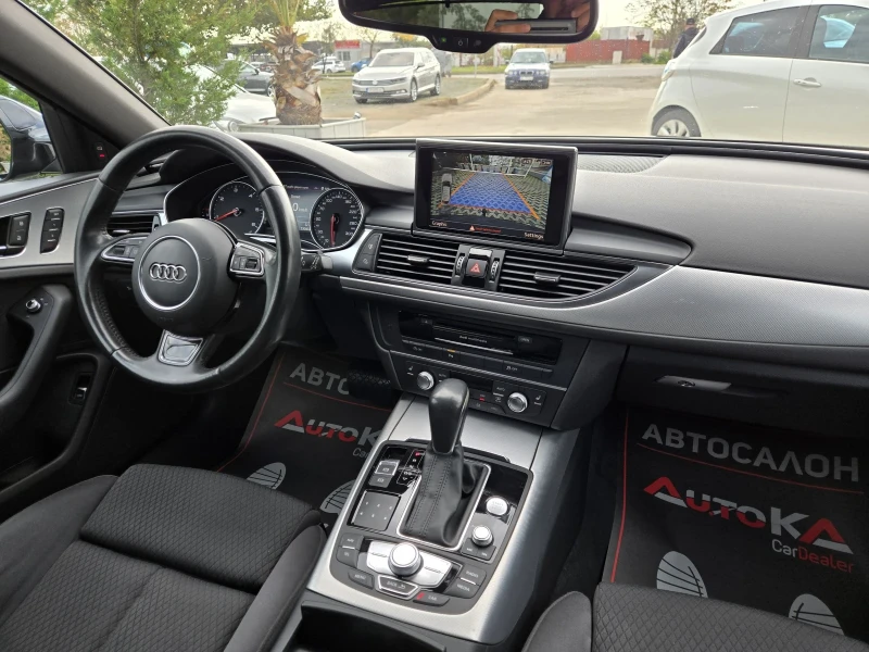 Audi A6 2.0TDI-190кс= АВТОМАТ= MATRIX= S-LINE= DISTRONIC, снимка 13 - Автомобили и джипове - 52116545