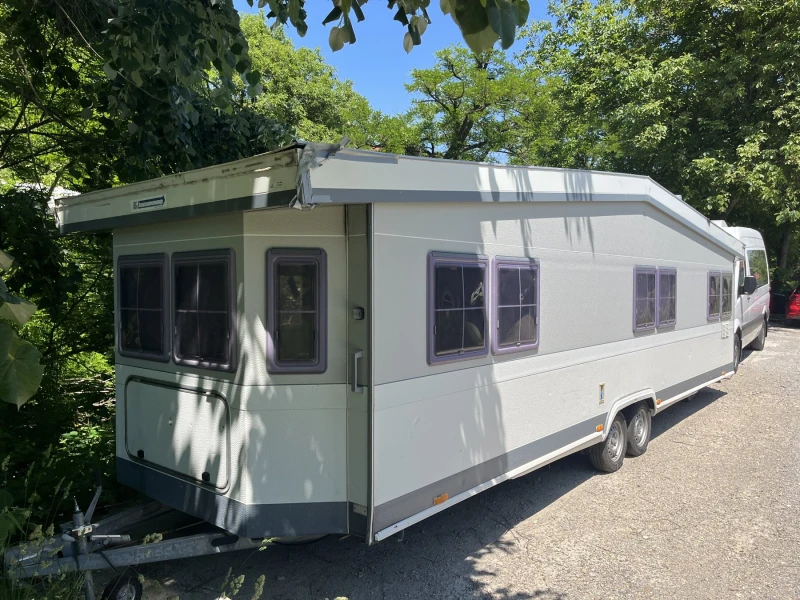 Каравана Hobby LandHaus 750 + КЛИМАТИК, снимка 4 - Каравани и кемпери - 52251882