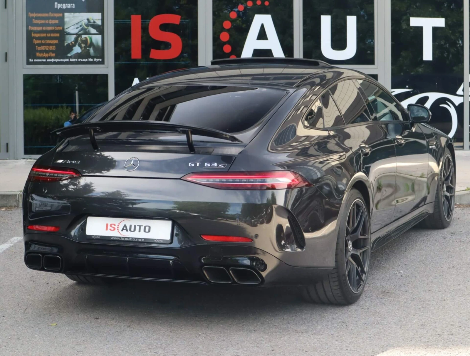 Mercedes-Benz AMG GT 63s/4Matic/Керамика/Карбон/Burmester/HuD/Камера 36, снимка 4 - Автомобили и джипове - 55039019
