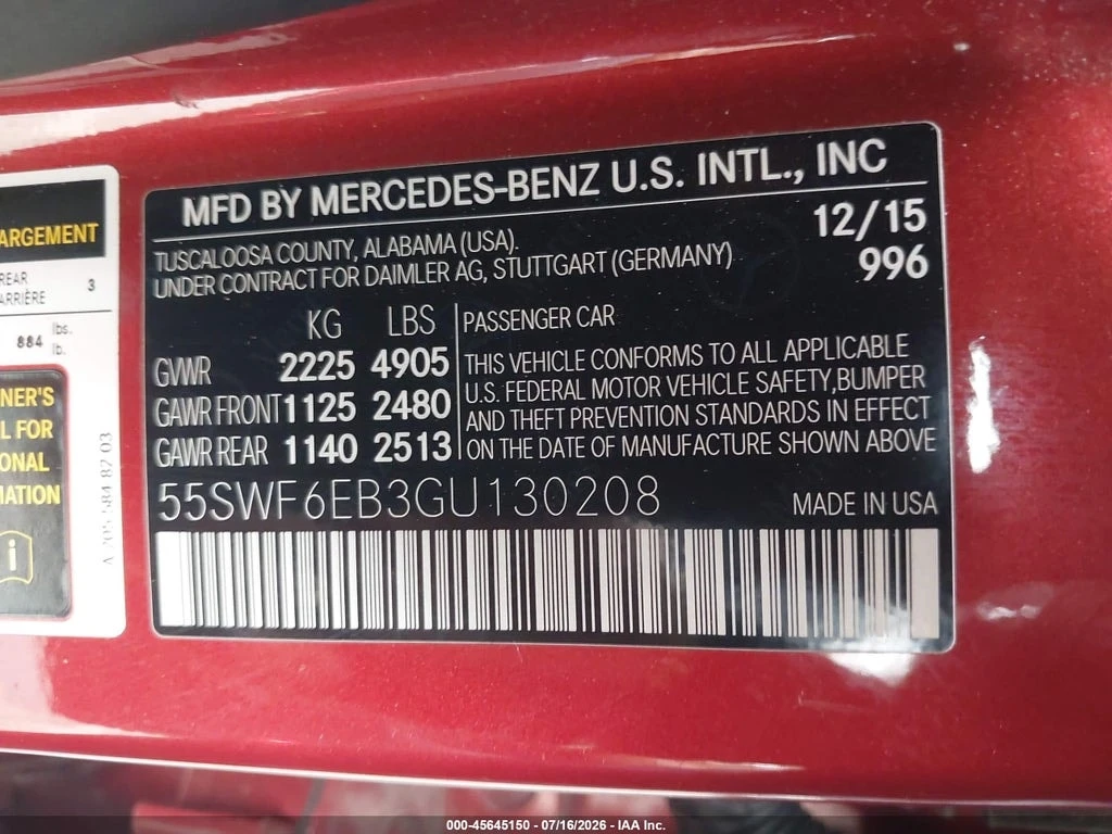 Mercedes-Benz C 450 AMG * 4MATIC * BURMESTER * ПАНОРАМА * CARFAX * , снимка 13 - Автомобили и джипове - 55904964