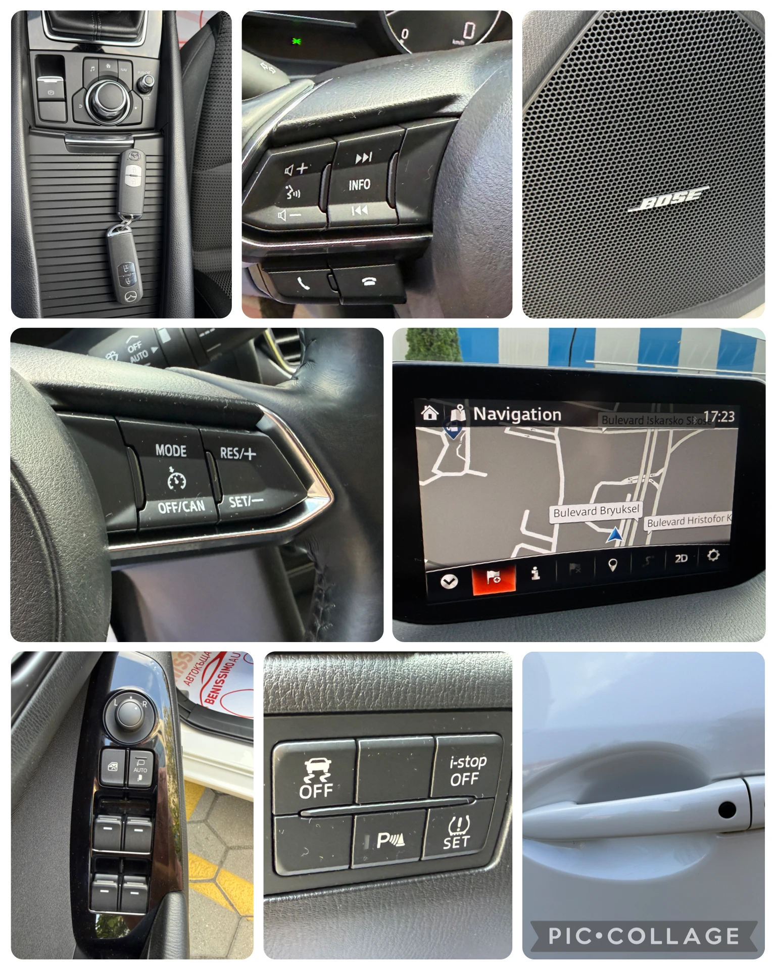 Mazda 3 2.2D* NAVI* КАМЕРА* КEYLESS* KATO НОВА* , снимка 16 - Автомобили и джипове - 56041237