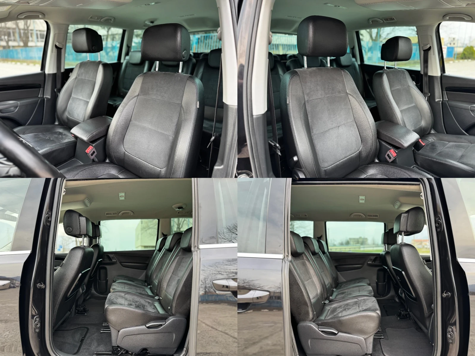 VW Sharan 2.0TDI/HIGHLINE/АВТОМАТИК, снимка 14 - Автомобили и джипове - 53710749