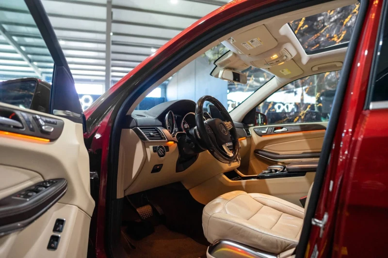 Mercedes-Benz GLS 500 550 FULL AMG LINE 7-МЕСТЕН ПАНО 3ХTV ЛИЗИНГ 100%, снимка 10 - Автомобили и джипове - 52915818