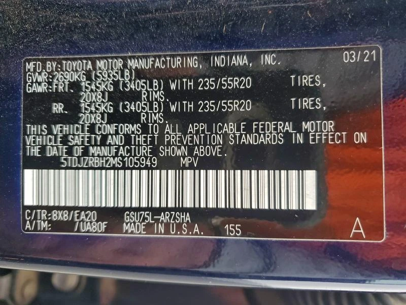 Toyota Highlander 3.5L 6 All wheel drive, снимка 7 - Автомобили и джипове - 53048312