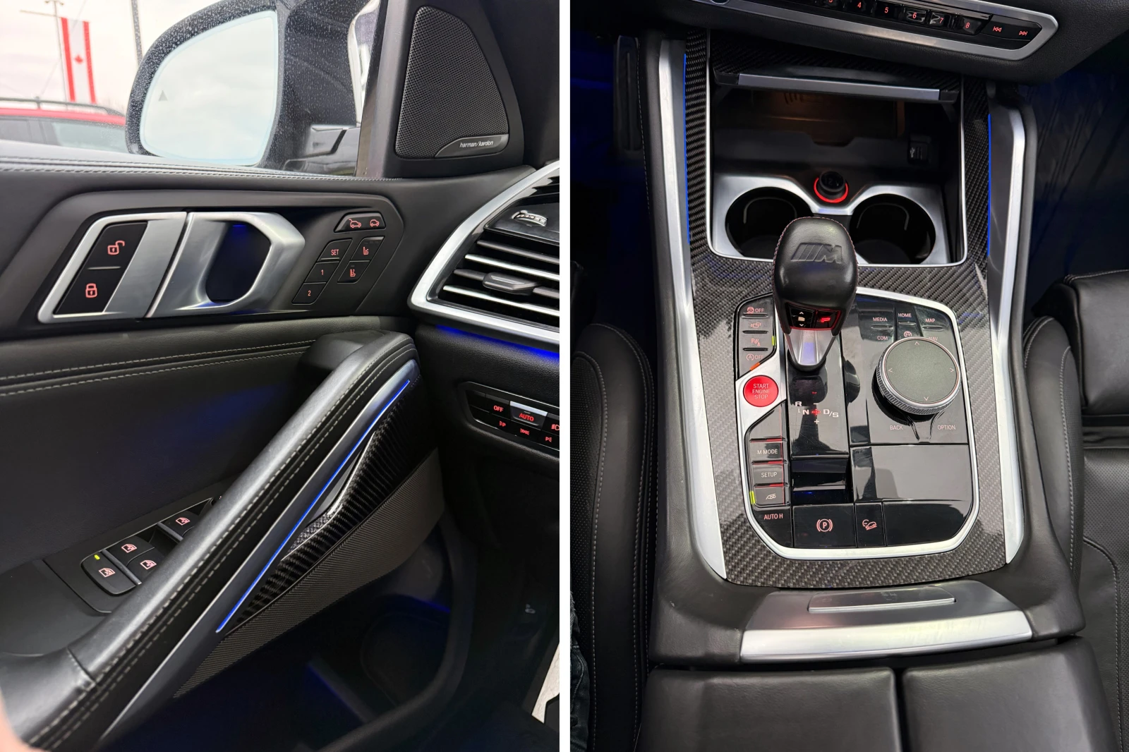 BMW X6 ///M * Laser * Carbon * Alcantara * xDrive * , снимка 17 - Автомобили и джипове - 53966974