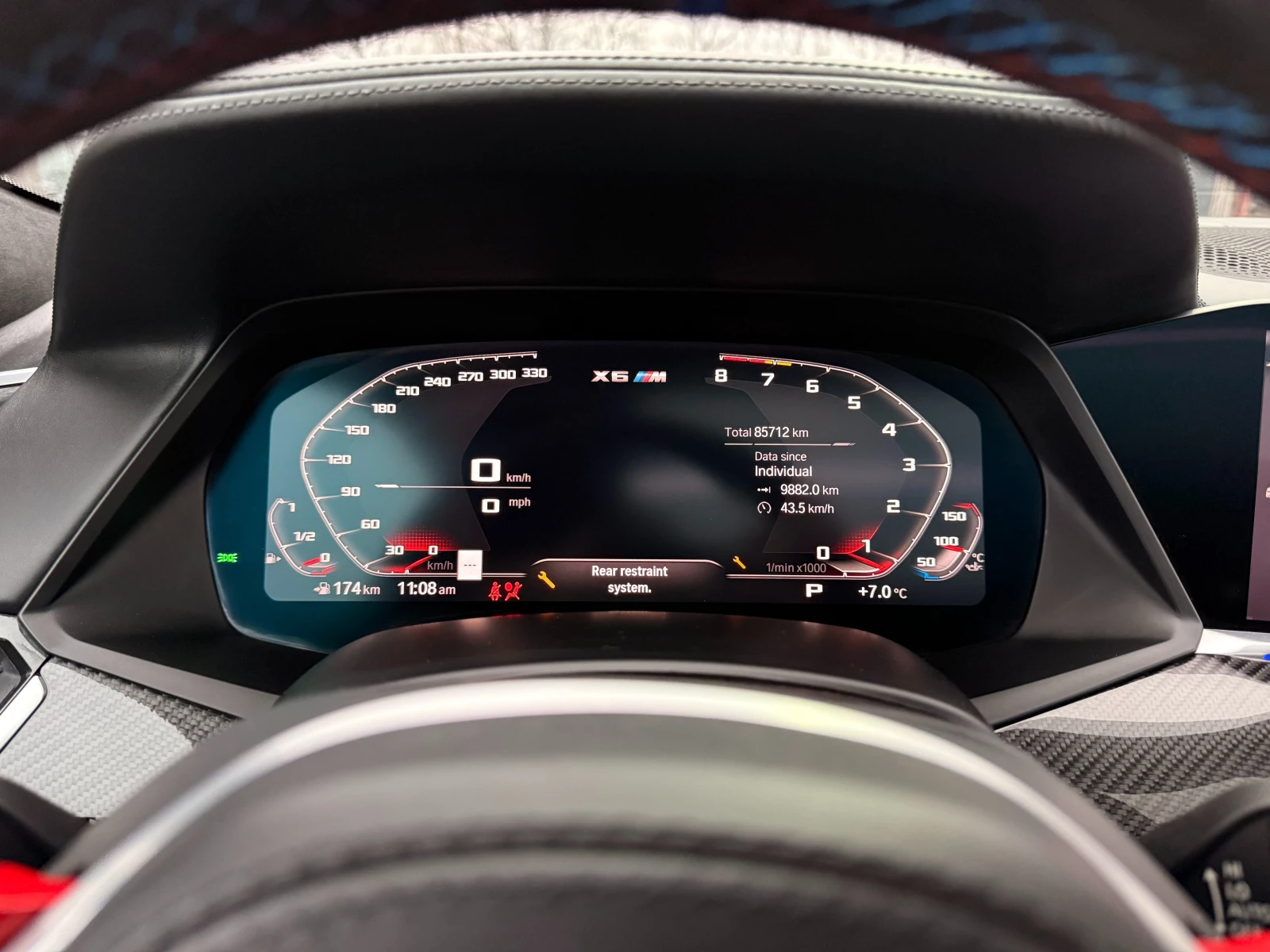 BMW X6 ///M * Laser * Carbon * Alcantara * xDrive * , снимка 12 - Автомобили и джипове - 53966974