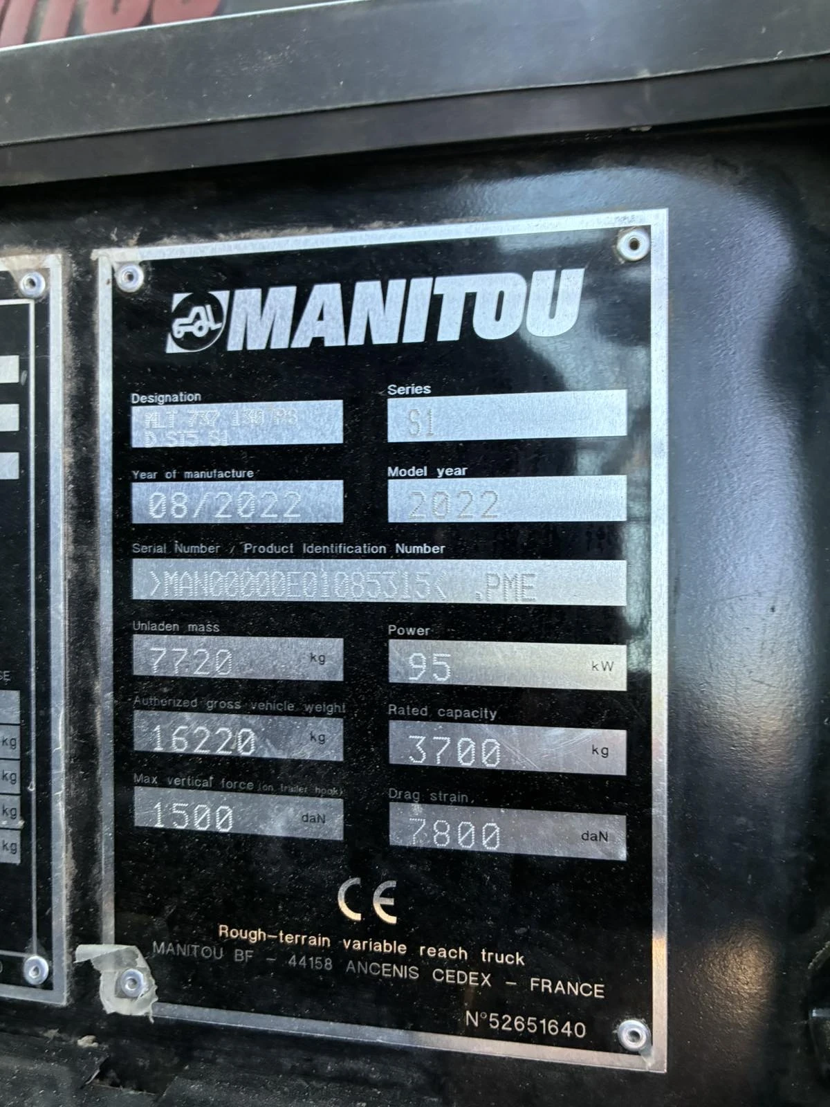 Телескопични товарачи Manitou, снимка 7 - Индустриална техника - 55686372